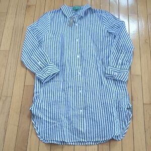 J. Crew Striped Shirt Dress